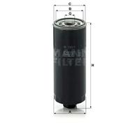 Filtro de aceite MANN-FILTER W 735/1