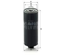 Filtro de aceite Filtro enroscable W 735/1 MANN-FILTER para AUDI V8 A6 C4
