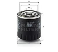 Filtro de aceite Filtro enroscable W 815/5 MANN-FILTER para RENAULT BRANSON