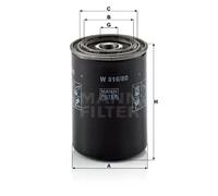 Filtro de aceite Filtro enroscable W 816/80 MANN-FILTER para MITSUBISHI DAIHATSU