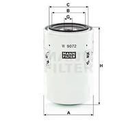 Filtro de aceite MANN-FILTER W 9072