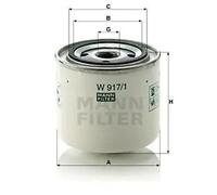 Filtro de aceite Filtro enroscable W 917/1 MANN-FILTER para VOLVO 340-360 480