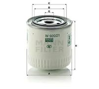 Filtro de aceite Filtro enroscable W 920/21 MANN-FILTER para RENAULT PEUGEOT MG
