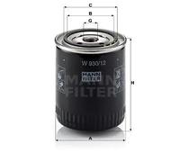Filtro de aceite Filtro enroscable W 930/12 MANN-FILTER para OPEL OMEGA A
