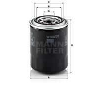 Filtro de aceite Filtro enroscable W 930/26 MANN-FILTER para KIA HYUNDAI
