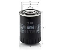 Filtro de aceite Filtro enroscable W 932 MANN-FILTER para RENAULT CLIO I
