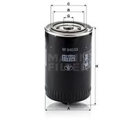 Filtro de aceite Filtro enroscable W 940/25 MANN-FILTER para AUDI VW VOLVO SEAT