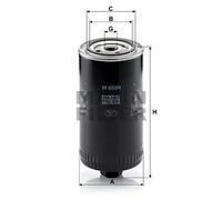 Filtro de aceite Filtro enroscable W 950/4 MANN-FILTER para VW VOLVO