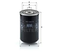 Filtro de aceite Filtro enroscable WD 940/19 MANN-FILTER