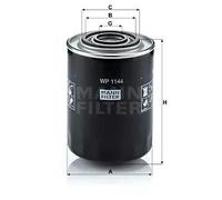 MANN-FILTER Filtro de aceite WP 1144