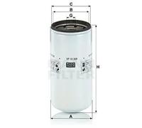 Filtro de aceite MANN-FILTER WP 12 308