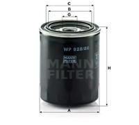 Filtro de aceite Filtro enroscable WP 928/80 MANN-FILTER para VW TOYOTA MAZDA