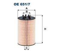 Filtro de aceite FILTRON OE 651/7