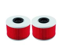 Filtro de aceite for motocicleta for Fourtrax TRX 420 500 520 Foreman Rubicon SXS1000 Pioneer M3 M5 M6 Talon SXS10S4 SXS10SR SXS10S2X(2pcs-red)