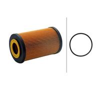 HELLA Filtro de aceite motor Cartucho filtrante con juntas 8ZO 366 101-401