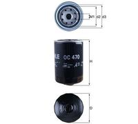 Filtro de aceite KNECHT OC 470