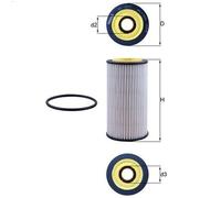 Filtro de aceite KNECHT OX 1311D para AUDI Q5 (FYB, FYG) 3 2019-2020
