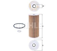 Filtro de aceite KNECHT OX1048D