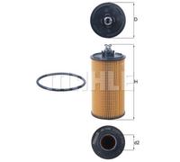 Filtro de aceite KNECHT OX1245D