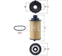 Filtro de aceite KNECHT OX1310D