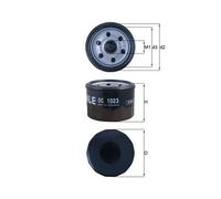 Filtro De Aceite Mahle OC 1023 para Yamaha Kymco