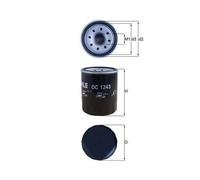 Filtro De Aceite Mahle OC 1243 para Isuzu General Motors