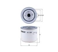 Filtro De Aceite Mahle OC 222 para Volvo General Motors