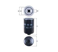 Filtro De Aceite Mahle OC 26 para Audi Bmw Daf Fenwick Fiat Ford Gmc Hanomag VW