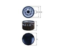 Filtro De Aceite Mahle OC 306 para Bmw Kymco
