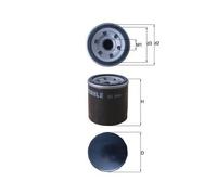 Filtro De Aceite Mahle OC 996 para Gmc Chevrolet Daewoo General Motors