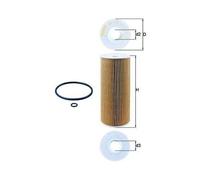 Filtro De Aceite Mahle OX 143D para Audi Ford Seat Skoda VW Still Linde Cupra