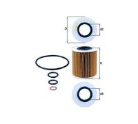 Mahle Filter OX166/1D Filtro De Aceite