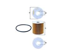 Filtro De Aceite Mahle OX 192D para Mazda Nissan