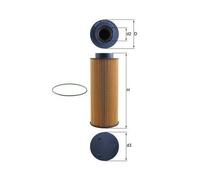 Filtro De Aceite Mahle OX 376D para Scania Jcb