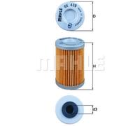 Filtro De Aceite MAHLE OX 439D