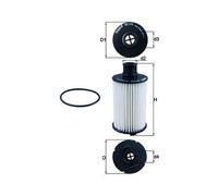 Filtro De Aceite Mahle OX 774D para Ford Jaguar Rover Land Rover