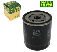MANN-FILTER W 7061 Filtro de aceite - para Automóviles + Vehículos de transporte