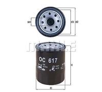 Filtro de Aceite OC617 Honda Civic Accord Crv Crx Frv