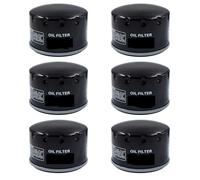 Filtro de aceite Oil Filtros de aceite para motocicleta compatibles con BMW F650GS SEN F700GS F750GS F800GS F800GT F800R F800S F800ST F850GS K72 K80 K81 798(6 PCS)
