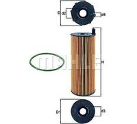 Filtro de Aceite OX196/3D VW Touareg Audi A4 A5 A6 Q7 Porsche Cayenne