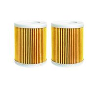 Filtro de aceite para automóviles, Mf132c Piezas de motocicleta Filtro de aceite 125 00-05 200 250 99-05 300 2x4 4x4 2/4/6 piezas Amarillo(2pcs-yellow)
