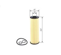 Filtro de aceite para BOSCH F 026 407 132 CLASE C (W204) 1.8 2007-2009