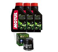 Filtro de aceite para revisión 3 Motul 5100 10W40, aplicable Yamaha 600 FZ6 Fazer S2 2004