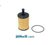 Filtro de aceite PURFLUX L267D para AUDI A3 (8P1) 2 2003-2012