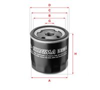 Filtro de aceite SOFIMA S3299R