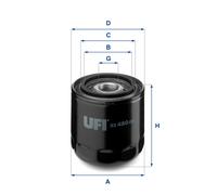 Filtro De Aceite UFI