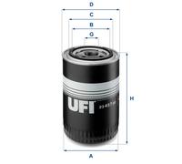 Filtro de aceite UFI 23.457.00