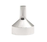 Filtro de acero inoxidable con embudo Paquete de 10 mini embudos de alúmina for rellenar líquidos, dorados, plateados y negros, 2 tamaños(Silvery S)