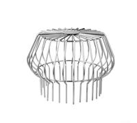 Filtro de acero inoxidable para desagüe de techo, filtro de malla de globo para tubería de drenaje de alcantarillado, compatible con bajantes de 50/75/110/160/200 mm (200#)