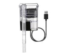Filtro de acuario | Filtro externo para tanque | Filtros silenciosos para peceras, filtro de acuario suspendido, filtro USB para tanque de tortugas de peces, accesorios de acuario para agua limpia